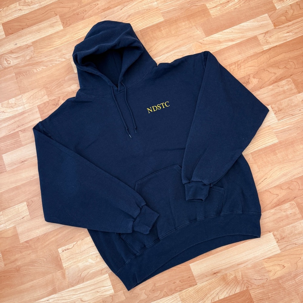 Soffe Mens Navy Blue NDSTC Naval Diving and Salvage Training Center Hoodie Large - Picture 2 of 8